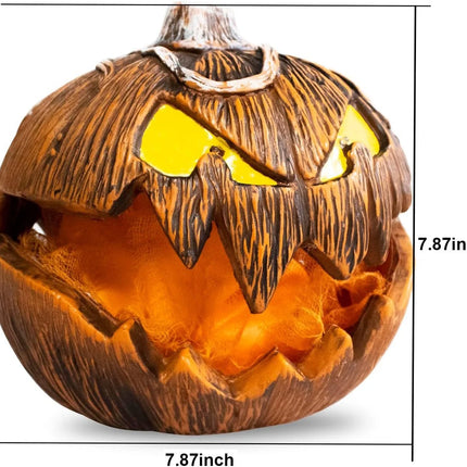 Pumpkin Halloween Animated Prop Rising Falling Terrifying Sound Atmosphere Light Scary Haunted House Party Decoration Gifts New