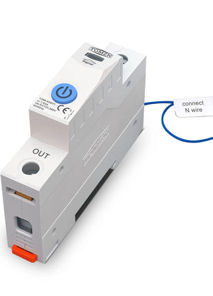 TOMZN TUYA 1-63A 1P 2P WIFI Smart Switch Energy Meter Circuit Breaker voltage current leakage temperature protection cut off L+N - Riparo82