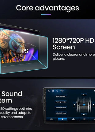 AWESAFE Carplay android Auto Radio for VW Golf 4 Passat POLO Transport T5 Multivan Seat Jetta Car Intelligent Systems Autoradio - Riparo82