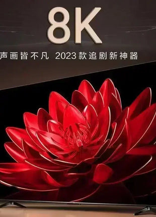 8K TV 65-Inch 70/75/85/100/Intelligent Voice LCD TV Full Screen - Riparo82