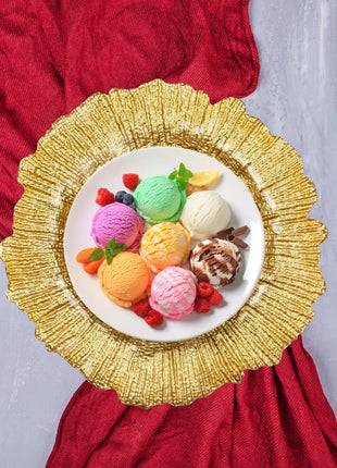 150/300pc Piatti caricabatterie rotondi Centrotavola Piatto di presentazione in plastica Set Decorazioni per la tavola Matrimoni Banchetti Natale - riparo82