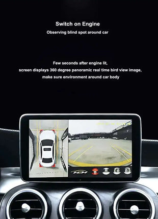 For Mazda 3 Axela 360 Panoramic System For Mazda CX-9 CX-5 CX-4 CX-7 Original Car Screen Upgrade 3D 1080P 360 Recording Cameras - Riparo82