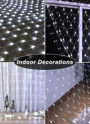 1.5M-18M LED Net Mesh Fata Luci Stringa Tenda Ghirlanda Esterna Impermeabile Per Albero Di Natale Festa Giardino Decorazione di Nozze