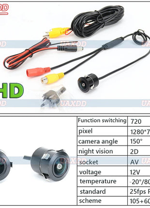 1080P Car Rear View Camera 170° Wide Angle Adjustable Anti-Interference Night Vision Waterproof Auto Parking Backup Camera New - Riparo82