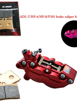 Pastiglie freno sinterizzate in metallo rame ad alte prestazioni per moto per pinza freno di montaggio Adelin/Rpm/Frando/Brembo 82/84/40/100mm