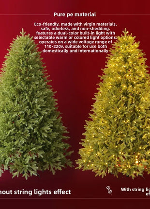 2025 Premium PE Albero di Natale Decorazioni natalizie di lusso per la casa Grande scintillante visualizzazione festosa Decorazione dell'atmosfera dell'albero di Natale