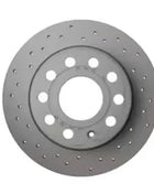 Disco freno anteriore di alta qualità e forato per Audi A3