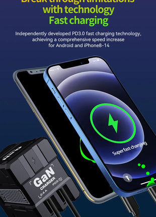 Xiaomi GAN 20W Ultra Fast Charger Type C Lighting PD 3.0 Mobile Phone Charging US/EU/UK Plug For iPhone Samsung Huawei Xiaomi - Riparo82