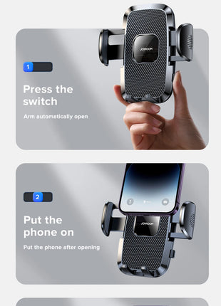 Dashboard Phone Holder for Car【360° Widest View】9in Flexible Long Arm, Universal Handsfree Auto Windshield Air Vent Phone Mount - Riparo82
