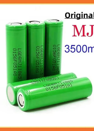 Nuova batteria al litio 18650 3500mAh 3.7v 25A INR18650 MJ1 batteria per elettroutensili ad alta potenza 18650 batteria ricaricabile + caricabatterie - riparo82