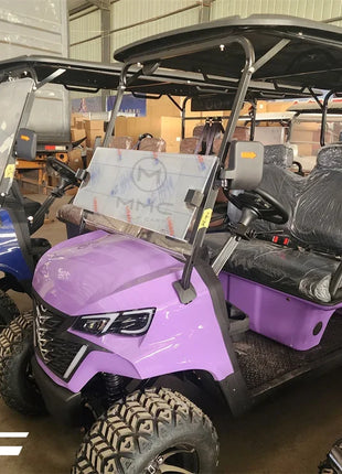 Street Legal Electric Golf Cart 4 Seats 5000W Scooter Go Kart ATV Adult Touring Classic Solar Golf Cart - Riparo82