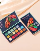 Butterfly 18 Color Eyeshadow Palette, Natural Matte Shimmer Metallic Satin Finish Eyeshadow, Charming Nude Makeup  Tray - Riparo82