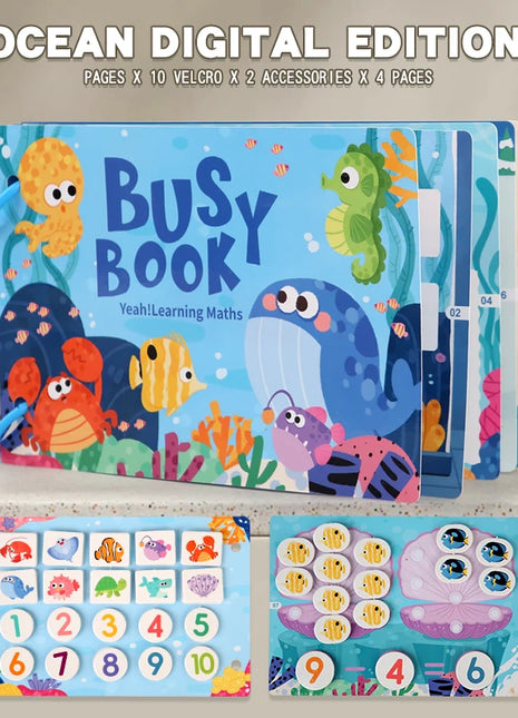 Nuovi adesivi per scene Montessori per bambini Puzzle manuale fai-da-te Libri riutilizzabili Cartoon Learning Cognition Toys per regalo per bambini - riparo82