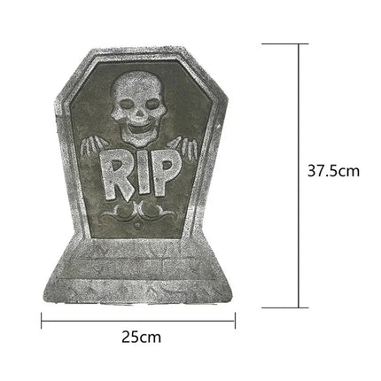 1pcs Halloween Foam Tombstones Outdoor Home Decoration Outdoor Bats Skeleton Gravestone Graveyard Horror Atmosphere Party Props