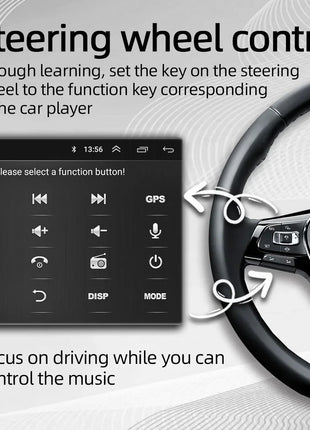 4G+64G Android 14 Car Stereo Video Multimidia Radio Player 10.1 Inch Universal Autoradio GPS Electric Rotatable Touch Screen - Riparo82