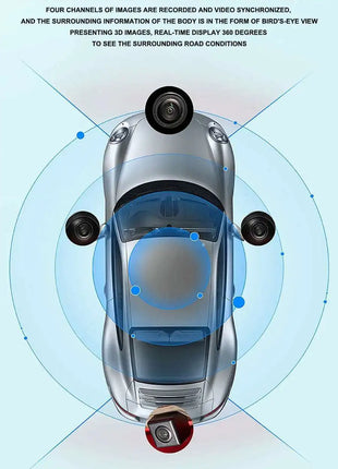 For Mazda 3 Axela 360 Panoramic System For Mazda CX-9 CX-5 CX-4 CX-7 Original Car Screen Upgrade 3D 1080P 360 Recording Cameras - Riparo82