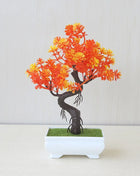 Artificial Plants Decoration Potted Bonsai Small Tree Pot Fake Plant Potted zen garden Ornaments Table Home Room Decoration
