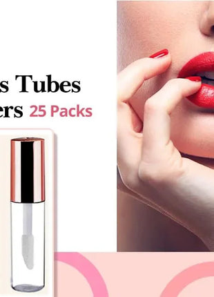 1.2ml Mini Lip Gloss Tubes with Wand Empty Travel Bottle Refillable Lip Gloss Containers Lip Balm DIY Lipstick Cosmetics - Riparo82