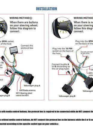 2 Din Car Radio Android 13 Car Multimedia Player GPS WiFi Carplay For Volkswagen Skoda Octavia golf 5 6 touran passat polo Jetta - Riparo82