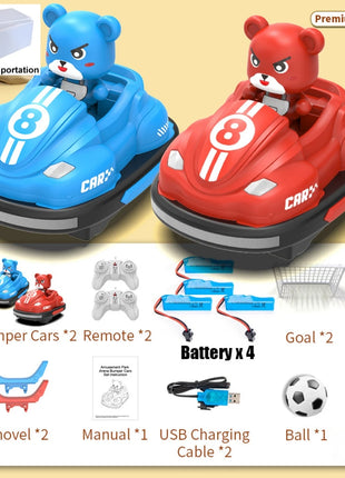 JJRC Q195 RC Battle Car Set Interazione competitiva genitore-figlio Go Kart Musica leggera Auto telecomandata Giocattolo Regalo per i bambini