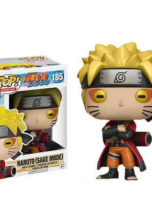 Funko Pop NARUTO Uzumaki Naruto Uchiha Sasuke kyuubi Foglia di legno Collezione Country of Fire Modello PVC Action Figure Giocattoli per bambini
