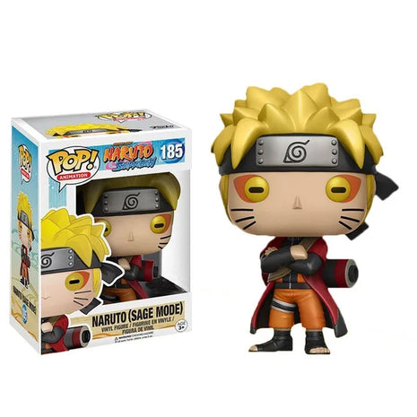 Funko Pop NARUTO Uzumaki Naruto Uchiha Sasuke kyuubi Foglia di legno Collezione Country of Fire Modello PVC Action Figure Giocattoli per bambini