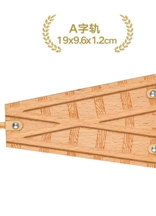 NUOVA binario ferroviario in legno tutti i tipi biforcazione biforcazione binario in legno di faggio accessori adatti per binari in legno Thomos giocattolo - riparo82
