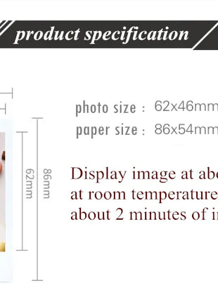 Fujifilm Instax Mini Pellicola Bordo Bianco 10 20 40 60 80 100 Fogli Per FUJI Macchina Fotografica Istantanea Mini 12/11 Mini 9 8 7s 70 EVO Link