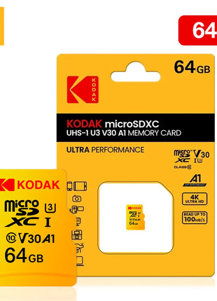 Kodak Micro SD Card Mini SD Class10 32GB 64GB 128GB 256GB scrittura ad alta velocità Super compatibilità fotocamera del telefono scheda meomary