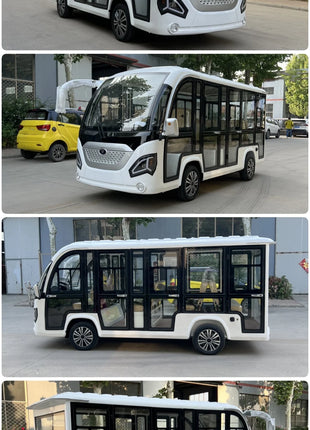 Factory Wholesale High Performance Electric City Bus Low Energy Consumption Outdoor Spacious 14 Seat Electric Sightseeing Bus - Riparo82