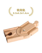 Nuova binario ferroviario in legno Tutti i tipi Biforcazione binario forcella Accessori per binari in legno di faggio adatti per binari in legno Thomos Giocattolo Regalo per bambini