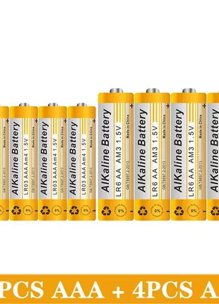 1.5V AA 9800mAh AAA 8800mAh Batteria alcalina per la luce del LED Giocattolo Mp3 Fotocamera Flash Rasoio Lettore CD Mouse senza fili Tastiera Auricolare - riparo82