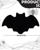 Creative Felt Bat Mat Halloween Table Mat Black Bat Anti Slip and Heat-resistant Tableware Mat Party Table Halloween Decoration - Riparo82