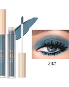 24 Colors Matte Liquid Eyeshadow Cream Nude Eye Makeup Long Lasting Eye Shdaow Stick Blush Purple Green Blue Red Contour Shadow - Riparo82