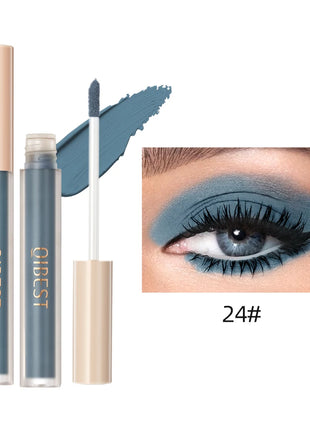 24 Colors Matte Liquid Eyeshadow Cream Nude Eye Makeup Long Lasting Eye Shdaow Stick Blush Purple Green Blue Red Contour Shadow - Riparo82