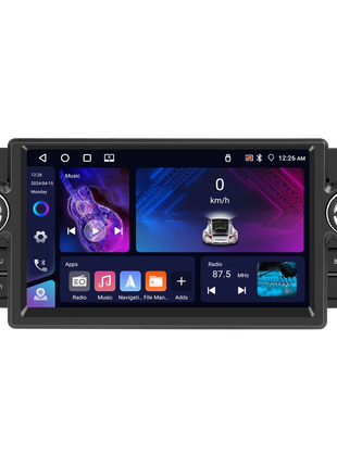 Podofo 7" Car Radio Wireless CarPlay Android Radio For FIAT Punto 2005-20009/Linea 2007-2011 Multimedia GPS FM WIFI BT Autoradio - Riparo82