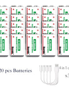 Batteria ricaricabile agli ioni di litio da 9 V a lunga durata 21800 mWh ad alta capacità per pedale rilevatore di fumo per microfono per chitarra con cavo - riparo82