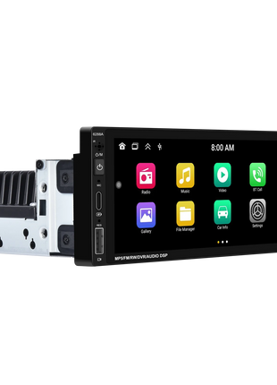 Podofo IPS 6.86''1Din Wireless Carplay Android Auto Car Radio Multimedia Video MP5 Player TouchScreen Universal Autoradio Stereo - Riparo82