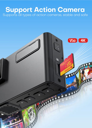 Scheda Micro SD Kodak V30 U3 C10 Scheda di memoria Flash da 32 GB 64 GB 128 GB 256 GB, velocità di lettura 100 MB/s, con adattatore, per fotocamera e telefono