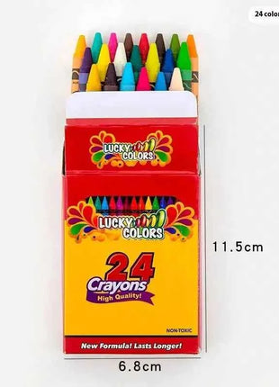 4/12/24 Colors Multicolor Crayons Children's Graffiti Brush Student Oil Painting Stick Suit School Supplies Art Supply