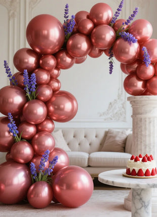 30/50/100 pz 5/10 pollici Metallo Oro Argento Blu Verde Viola Palloncini In Lattice Matrimonio Buon Compleanno Metallo Cromo Aria Palloncino Ad Elio - riparo82