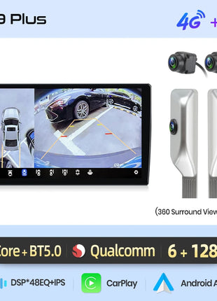 AWESAFE PX9 Car Radio Autoradio for Audi A3 8P 2003 - 2013 Wireless Carplay Screen Android Auto Stereo GPS France - Riparo82