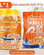 GEN CLIMB Freeze-Dried Antarctic Krill for Turtles & Fish - Premium Food for Arowana, Blood Parrot,Aquatic Turtles-High Protein - Riparo82