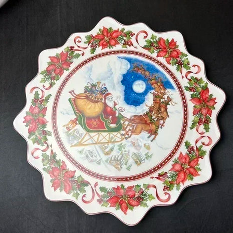 Vendita calda tedesca V Bao Stoviglie Natale Piatto da pranzo europeo Piatto da insalata Ciotola per zuppa - riparo82