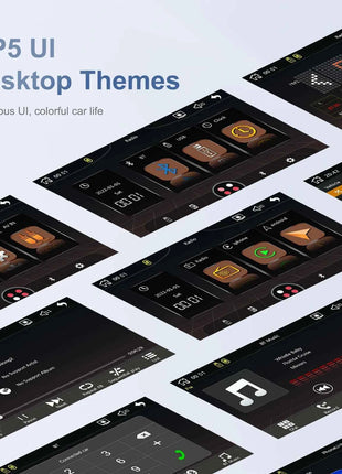 Hikity 9'' Car Stereo Radio 1 Din Carplay Android auto autoradio with Bluetooth FM Radio Receiver Support Mirror Link USB