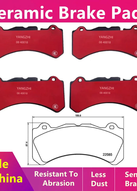 Pastiglie freno anteriori in ceramica per Volvo V60 S60 Polestar Awd(P3)(importazione)(2016-presente) 2.0t/ricambi Auto