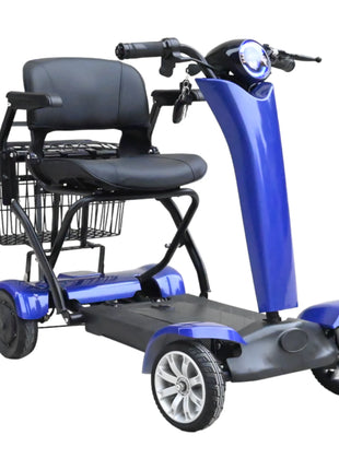 4 Wheel Automatic Foldable Electric Scooter For Adults With Seat 500W 36V Mobility Scooters For Seniors Removable Battery - Riparo82