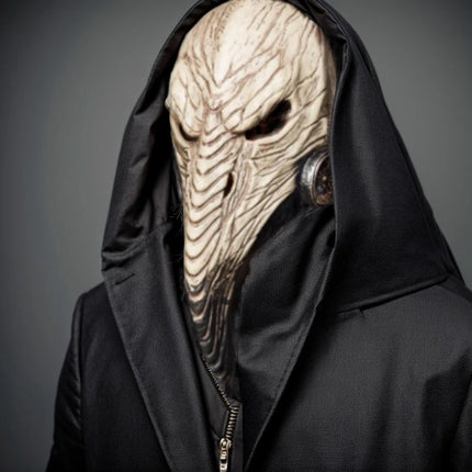 Gothic Black Death Plague Doctor Mask Halloween Party Cosplay Steampunk Bird Beak Mask Scary Costume Long Nose Crow Beak Masks