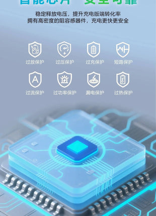 Batteria AA da 6 pezzi con cavo USB tipo C Batteria ricaricabile agli ioni di litio, batteria AA da 1,5 V, batteria AA da 2200 mWh - riparo82