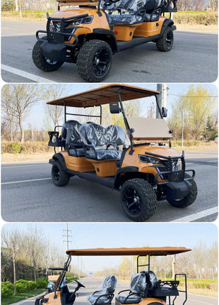 Electric Golf Carts CE Certificate Street Legal Vehicles Adult 60V 72V Lead-Acid Battery And Lithium Battery Optional Powered - Riparo82